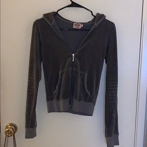 Gray Juicy Couture zip up